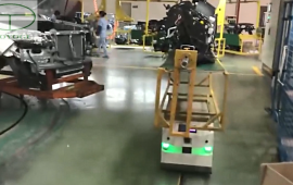 AGV智能小车搬运机器人 (112播放)